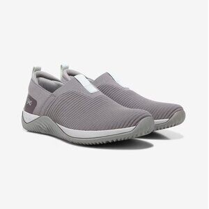 NWT Ryka Women's Echo Knit Slip On Walking Shoes Gray Size 10 M $100 RY1872